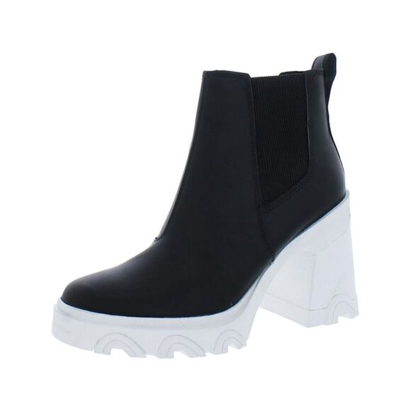 Sorel | Womens Brex Leather Pull On Chelsea Boots - Picture 3 of 7